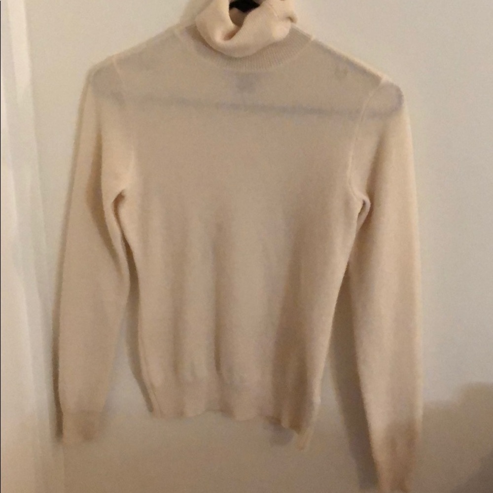 Ralph Lauren Cashmere Turtleneck Cream Size Medium